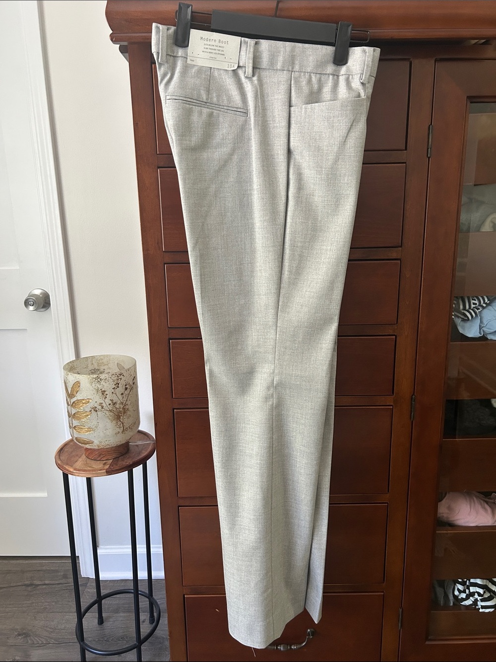GAP Light Gray Modern Boot Dress Pants